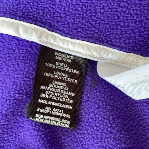 Sims Snowboarding Women's Size Medium Hooded Vest Purple - Picture 7 of 8